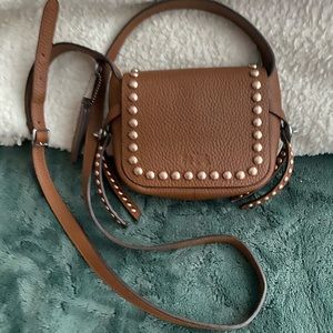 Coach - Dakotah studded textured-leather